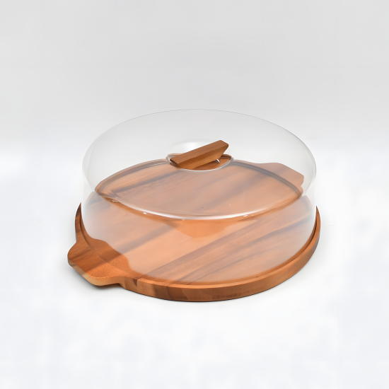 Cake Serving Platter with Lid